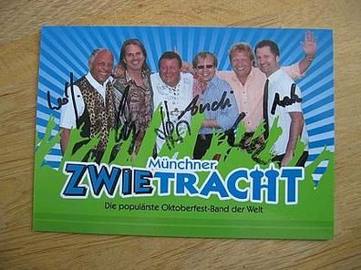 Oktoberfest Band Münchner Zwietracht hands. Autogramme!