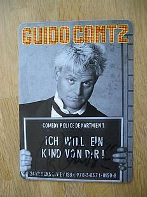 Comedy Star Guido Cantz - handsigniertes Autogramm!