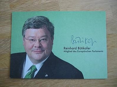 Die Grünen Politiker Reinhard Bütikofer - handsigniertes Autogramm!!!