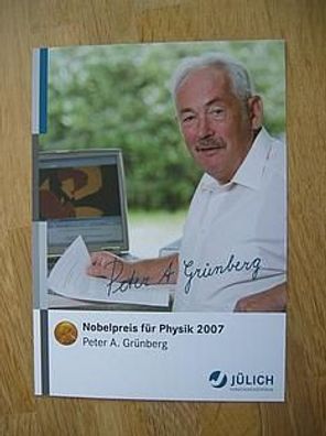 Nobelpreisträger Peter A. Grünberg - Autogramm!!!