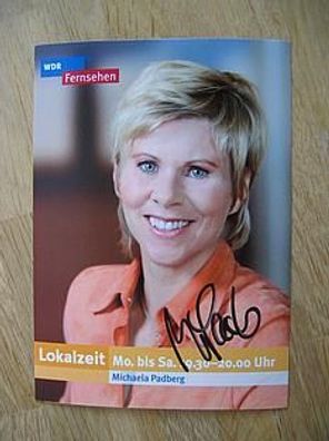 WDR Fernsehmoderatorin Michaela Padberg - Autogramm!