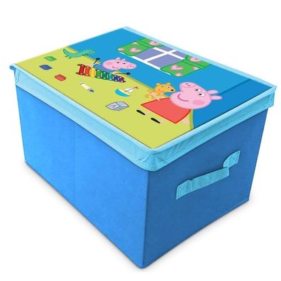 Peppa Wutz Falt-Spielzeugkiste Box aufbewahren Kinderzimmer Pig Schweinchen NEU