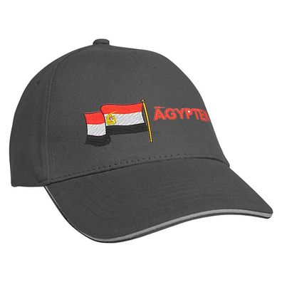 Baseballcap mit Einstickung Fahne Flage Agypten 69978