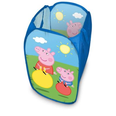 Peppa Wutz Wäschekorb Wäschebox Spielzeugbox aufbewahren Kinderzimmer Pig NEU