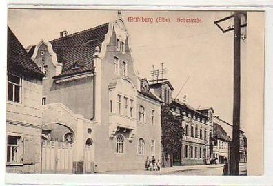 37502 Ak Mühlberg Elbe Hohenstraße Postamt um 1910