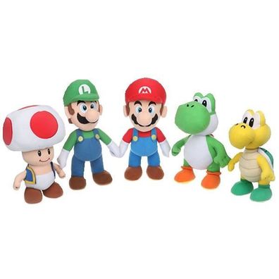 Nintendo Plüschfiguren plush figures Mario Yoshi Luigi Koopa Toad 18cm-22cm NEU