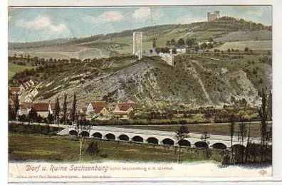 36824 Ak Dorf und Ruine Sachsenburg 1906