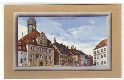 36821 Ak Waldenburg in Sachsen Markt um 1910
