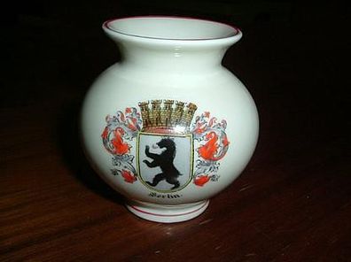 niedliche kleine Vase mit Wappen Berlin