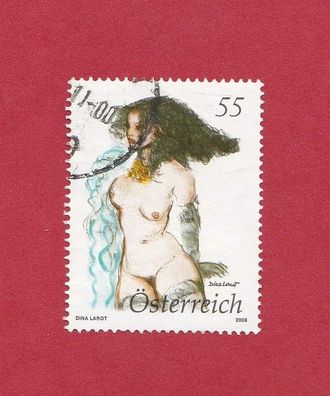 Österreich - Erotik (Aktgemälde von Dina Larot ) gestempelt