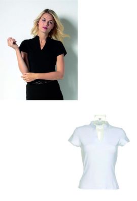 Kustom Kit Corporate Top V Neck Mandarin Collar Damen T-Shirt S - XL K770