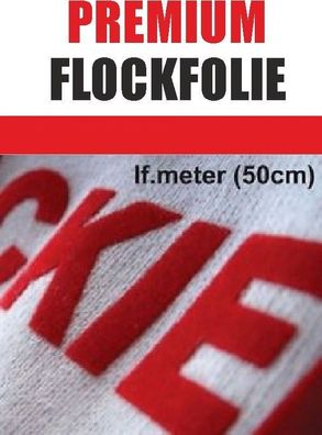 Grundpreis 19,90€/ qm Flockfolie Premium Poli-Tape Tubitherm 1m x 50cm