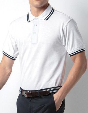 Kustom Kit Tipped Collar Polo Herren Shirt Oeko-Tex S - 3XL K409