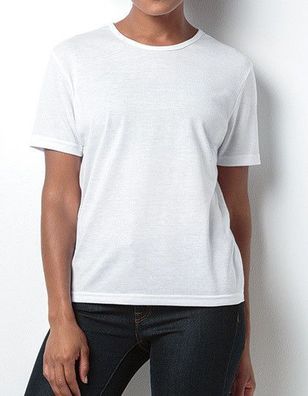 Xpres Womens Ladies Short Sleeve Subli Plus Round Neck T-Shirt XP523