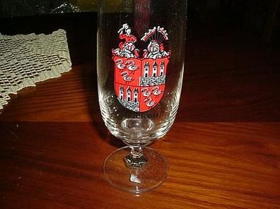 Bierglas / Biertulpe mit Wappen-Zwickau