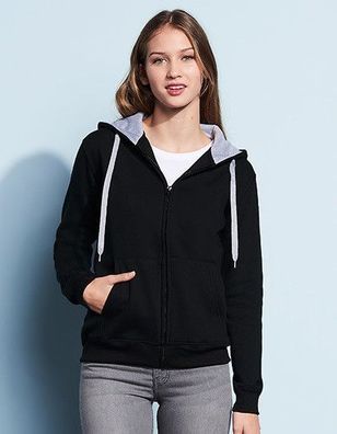 SOL´S Contrast Hooded Zip Jacket Soul Women S - XL Damen L481