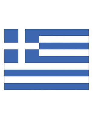 Printwear Fahne Griechenland Strapazierfähig FLAGDE (Gr. 90 x 150 cm)