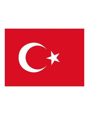 Printwear Fahne Türkei Strapazierfähig FLAGDE (Gr. 90 x 150 cm)