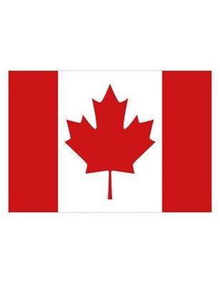 Printwear Fahne Kanada Strapazierfähig FLAGDE (Gr. 90 x 150 cm)