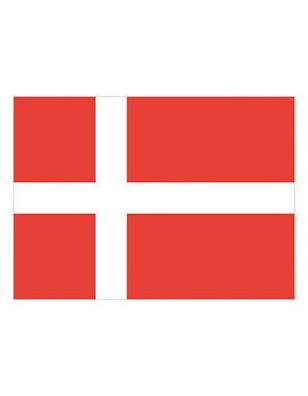 Printwear Fahne Dänemark Strapazierfähig FLAGDE (Gr. 90 x 150 cm)