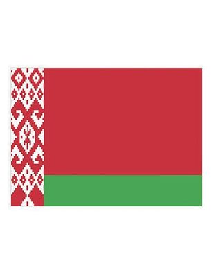 Printwear Fahne Weißrussland Strapazierfähig FLAGDE (Gr. 90 x 150 cm)