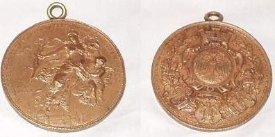 Medaille IV. Allg. Deutsches Sängerbundesfest Wien 1890