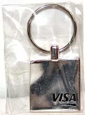 Schlüsselanhänger VISA, ovp. Werbeartikel