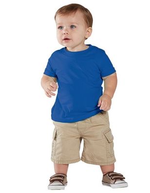 Rabbit Skins Infant Fine Jersey T-Shirt Kinder Rundhals 6 - 24 Monate LA3322