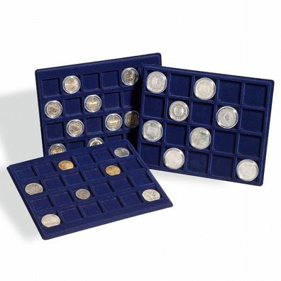 Münztableaus blau 2er Pack (S-Format) zur Auswahl