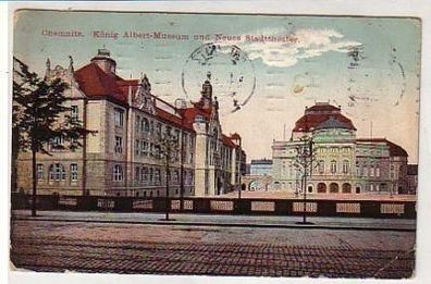 16994 Ak Chemnitz König Albert Museum 1912