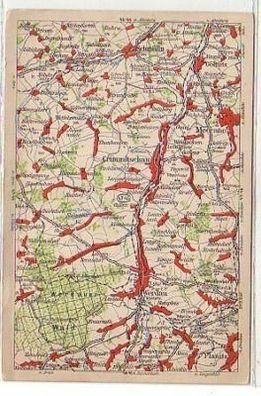 36126 WONA Landkarten Ak Schmölln Werdau usw. um 1930