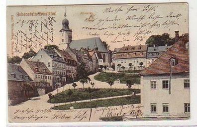 37200 Ak Hohenstein Ernstthal Altmarkt 1903