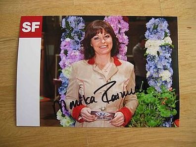 SF Fernsehmoderatorin Monika Fasnacht - handsigniertes Autogramm!!!