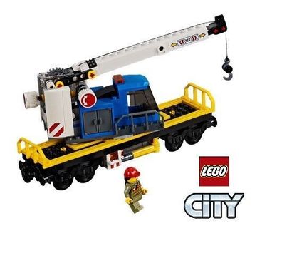 LEGO® City Eisenbahn 60198 Kranwaggon mit Figur Auswahl an Bauanleitungen