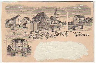 37570 Mehrbild Ak Gruss aus Wiederau 1900