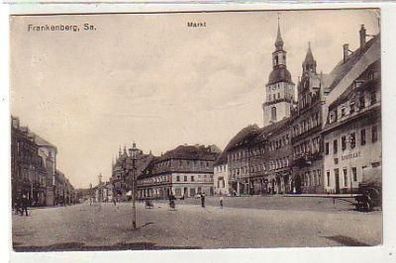 34618 Feldpost Ak Frankenberg in Sachsen Markt 1915