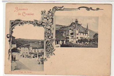 36042 Ak Lithografie Souvenir de Cressier um 1900