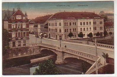 37282 Feldpost Ak Döbeln in Sa. Oderbrücke 1916