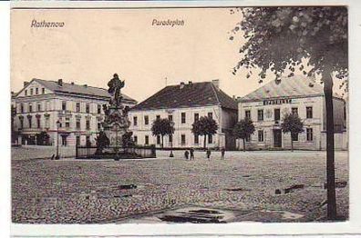37481 Ak Rathenow Paradeplatz mit Apotheke 1911