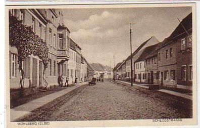 37014 Ak Mühlberg (Elbe) Schlossstrasse um 1930