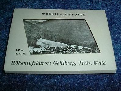 10 Echte Kleinfotos-Höhenluftkurort Gehlberg/ Thüringen