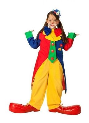 Clownmantel - Größe: 104 - 164