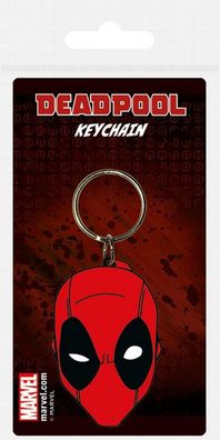 Deadpool Face gummi Schlüsselanhänger Keychain Porte Cles NEU NEW