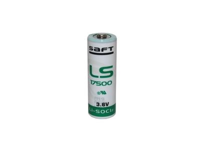 Saft LS17500 i-SOCl2 3,6V 3,6 Volt 3,6Ah Lithium Batterie Einzelzelle 12,96Wh