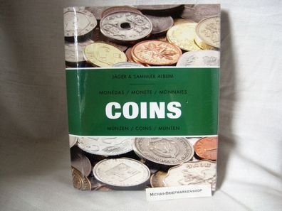 Münzen-Taschenalbum COINS mit 8 Münzblättern für je 6 Münzen, laminiert (344961)