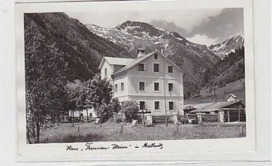 37790 Ak Haus "Theresien Heim" in Mallnitz um 1940