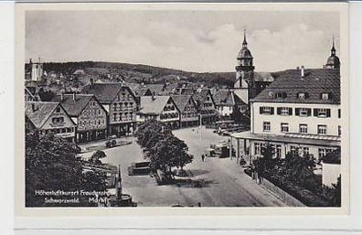 37788 Ak Freudenstadt Schwarzwald Markt um 1930