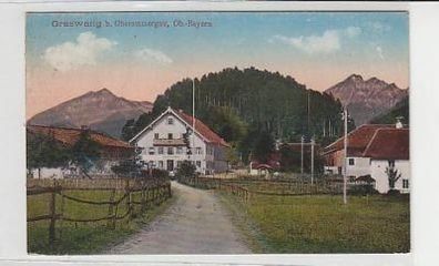 37468 Ak Graswang bei Oberammergau Oberbayern 1926