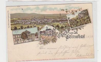 37851 Ak Lithographie Gruß aus Göttingen 1898