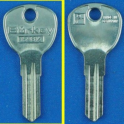 Schlüsselrohling Börkey 1598 1/2 für verschiedene Beaumont, Meteor Profil N